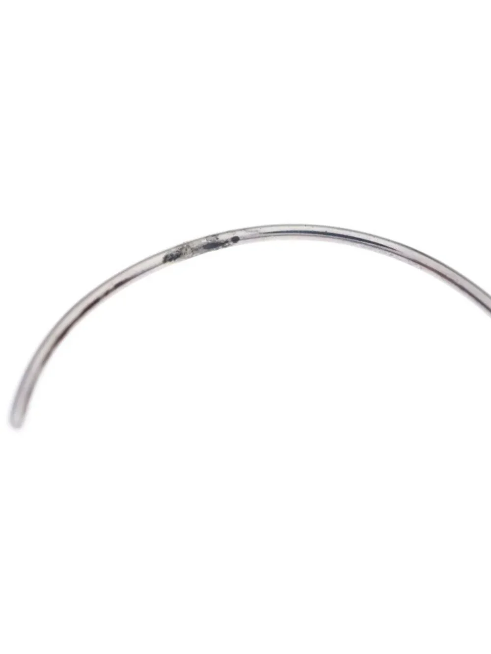 Chrome Hearts Hoop CH Pls CH Plus Earrings Silver